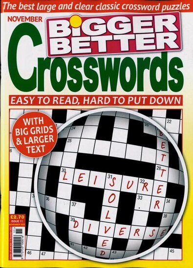 Bigger Better Crosswords Magazine