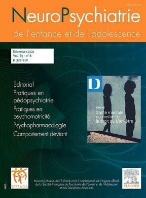 Neuropsychiatrie de l&#039;enfance et de l&#039;adolescence