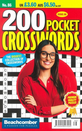 200 Pocket Crosswords Magazine