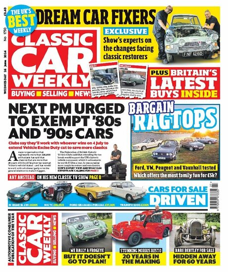 Classic Car Weekly Magazine