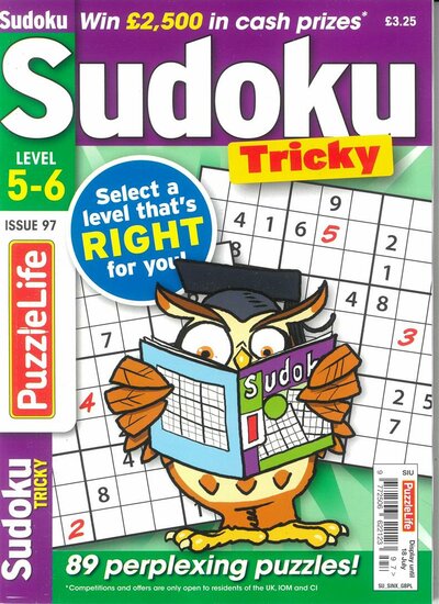 Puzzlelife Sudoku Tricky 5-6 Magazine