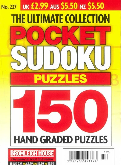 The Ultimate Collection Pocket Sudoku Puzzles Magazine