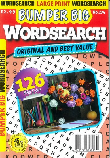 Bumper Big Word Search Magazine