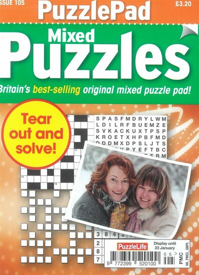 Puzzlelife Puzzlepad Mixed Puzzles Magazine