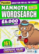 Mammoth Family Wordsearch Magazine