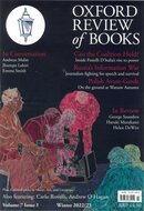 Oxford Review Of Books Magazine