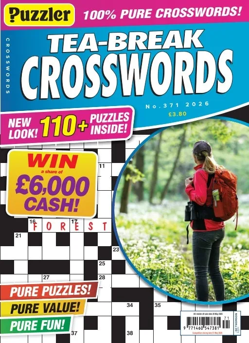 Puzzler Tea-Break Crosswords Magazine