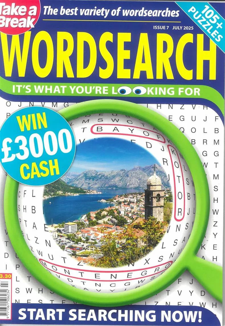 Take a Break's Wordsearch Magazine